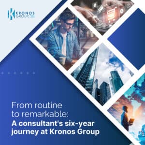 A consultant's six-year journey at Kronos Group